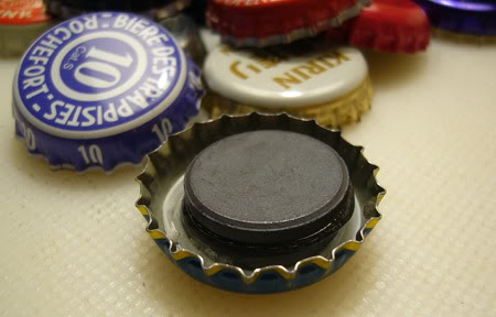 Beer Gifts - Bottle Cap Magnets